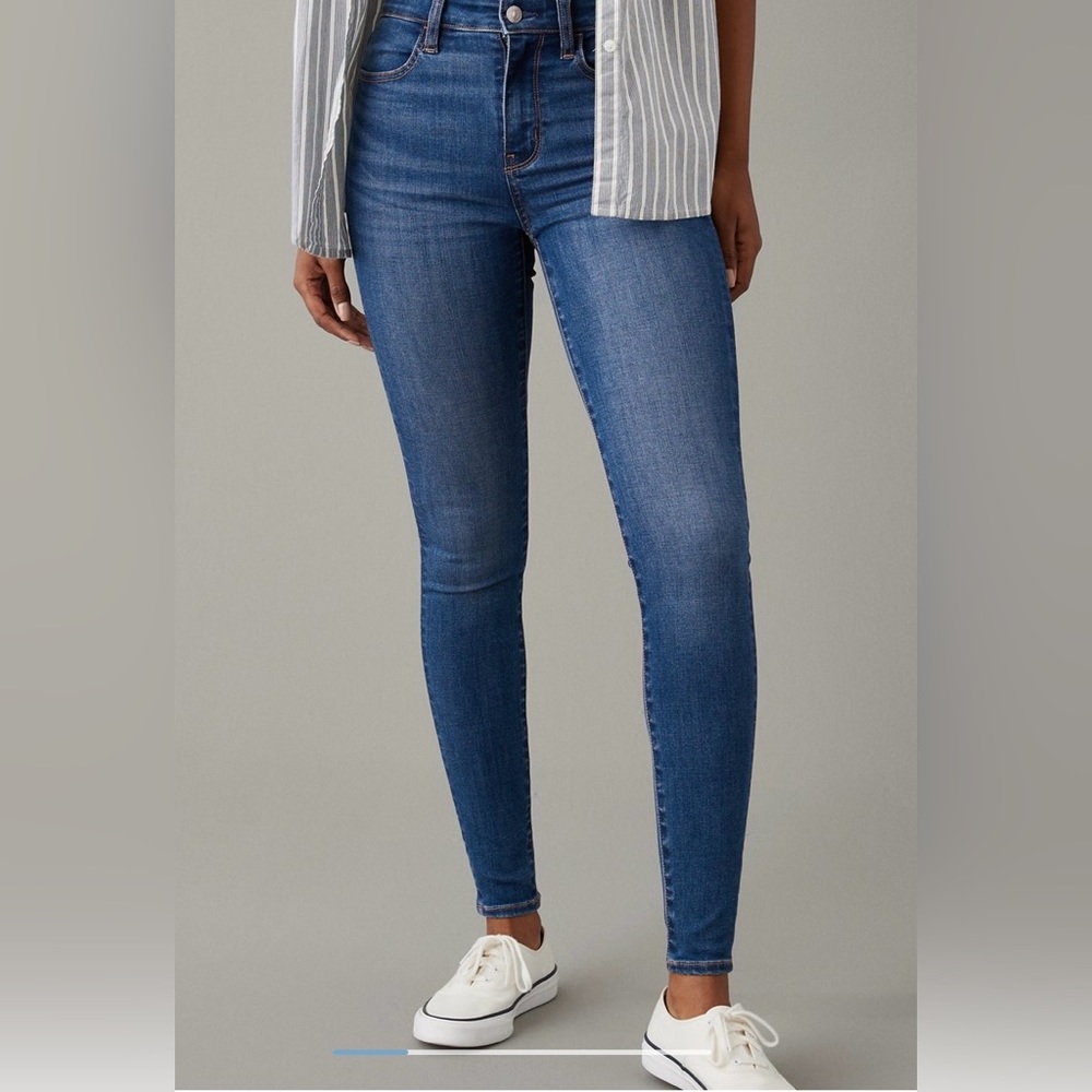 American Eagle high rise jeggings crop